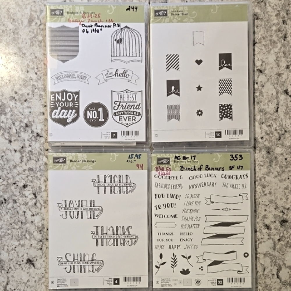 Stampin' Up! Stamp Set Collection Bundle of Four